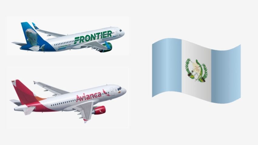 Frontier and Avianca low-budget flights to Guatemala City