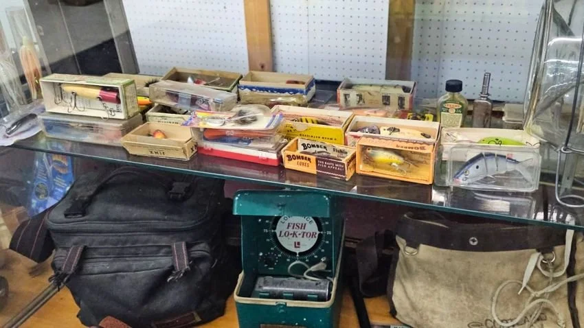 Vintage bass lures from Heddon and Bomber