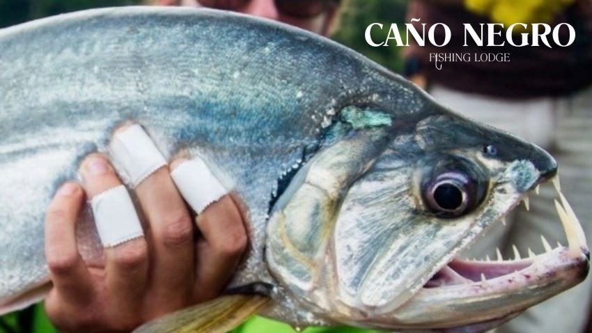Payara Vampire fish caught in Bolivian Amazon
