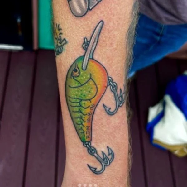 Living Shadows Tattoos Rapala DT Crankbait Craw color