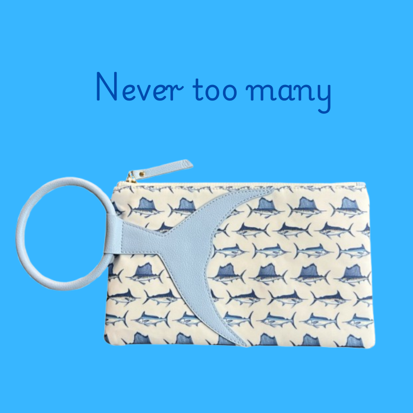 Port & Starboard Billfish purse clutch