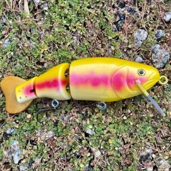 2Faced Baits Golden Trout three-piece swimbait