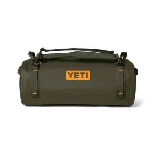 Yeti 50L waterproof duffel green orange