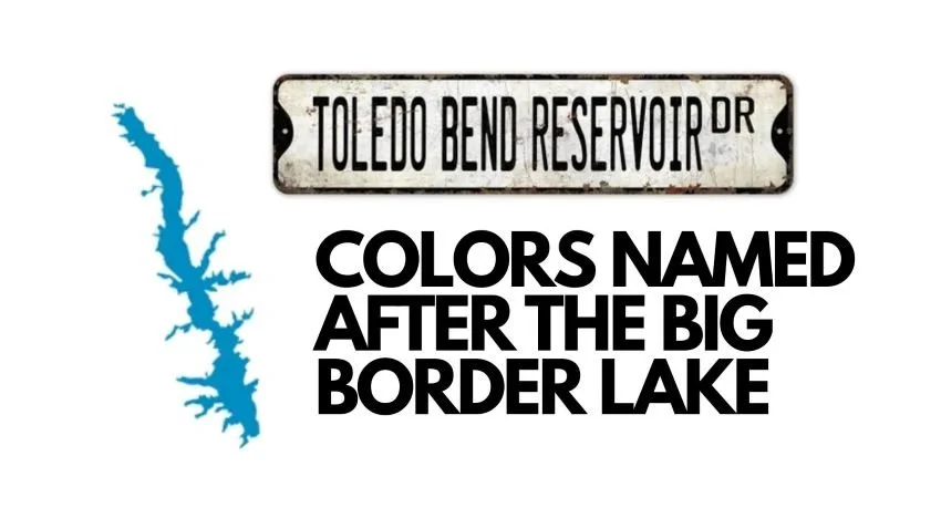 Outline of Toledo Bend Reservoir Texas/Louisiana