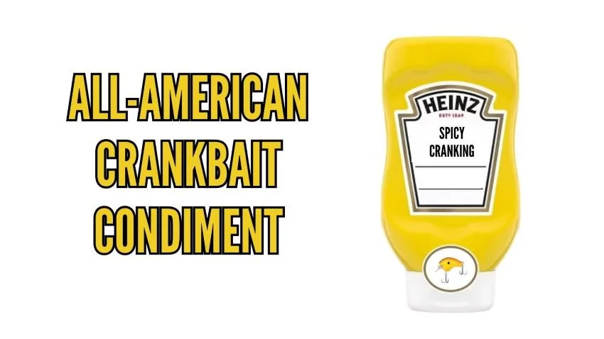 Upside down Heinz squeeze mustard bottle