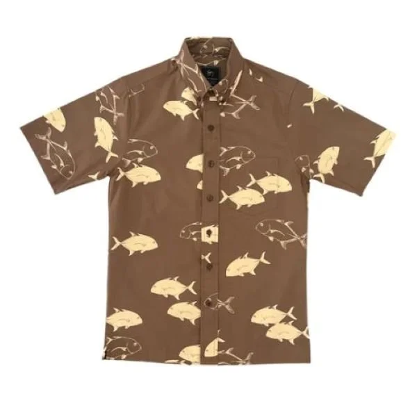 Sig Zane Designs Ulua Button Down Shirt Green