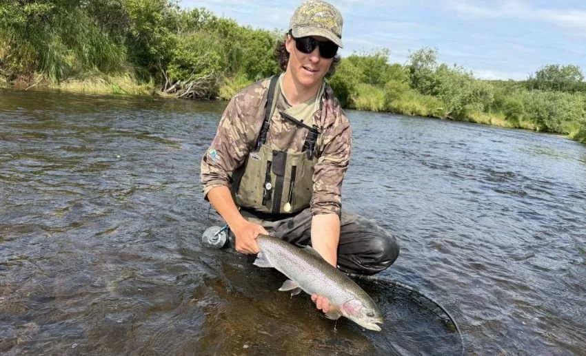 Bear Trail Lodge guide Axel Howard Rainbow Trout