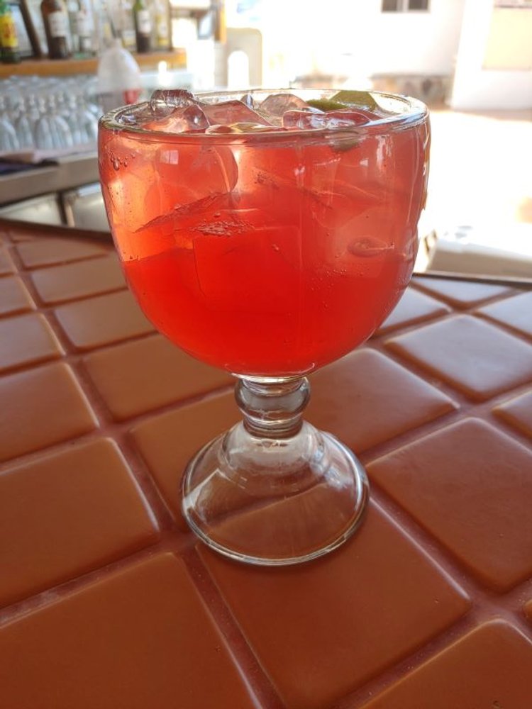 Mexican Sea Breeze Cranberry Juice alcoholic drink