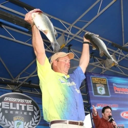 Steve Kennedy winning fish Clear Lake
