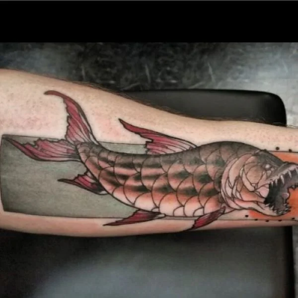 Royal Flesh Tattoo Arm Tigerfish