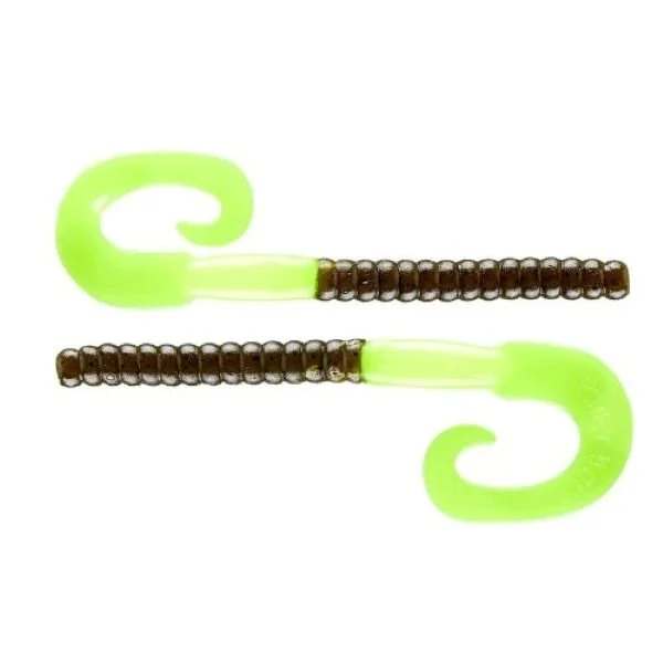Berkley 7-inch Power Worm Green Pumpkin Chartreuse