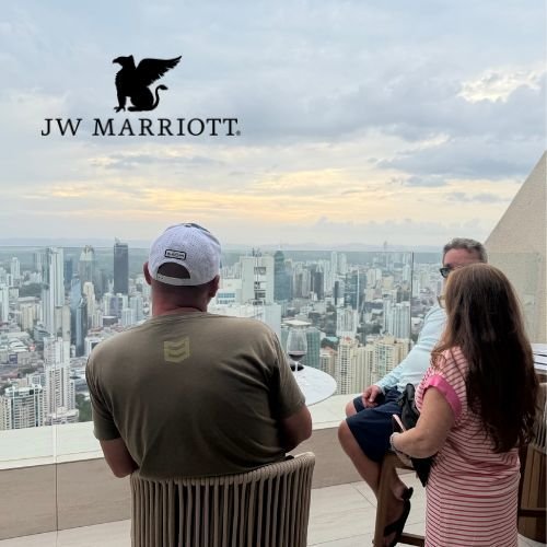 View from the 66th floor bar of JW Marriott Panama City