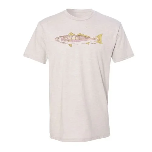 Uroko silk t-shirt white seabass