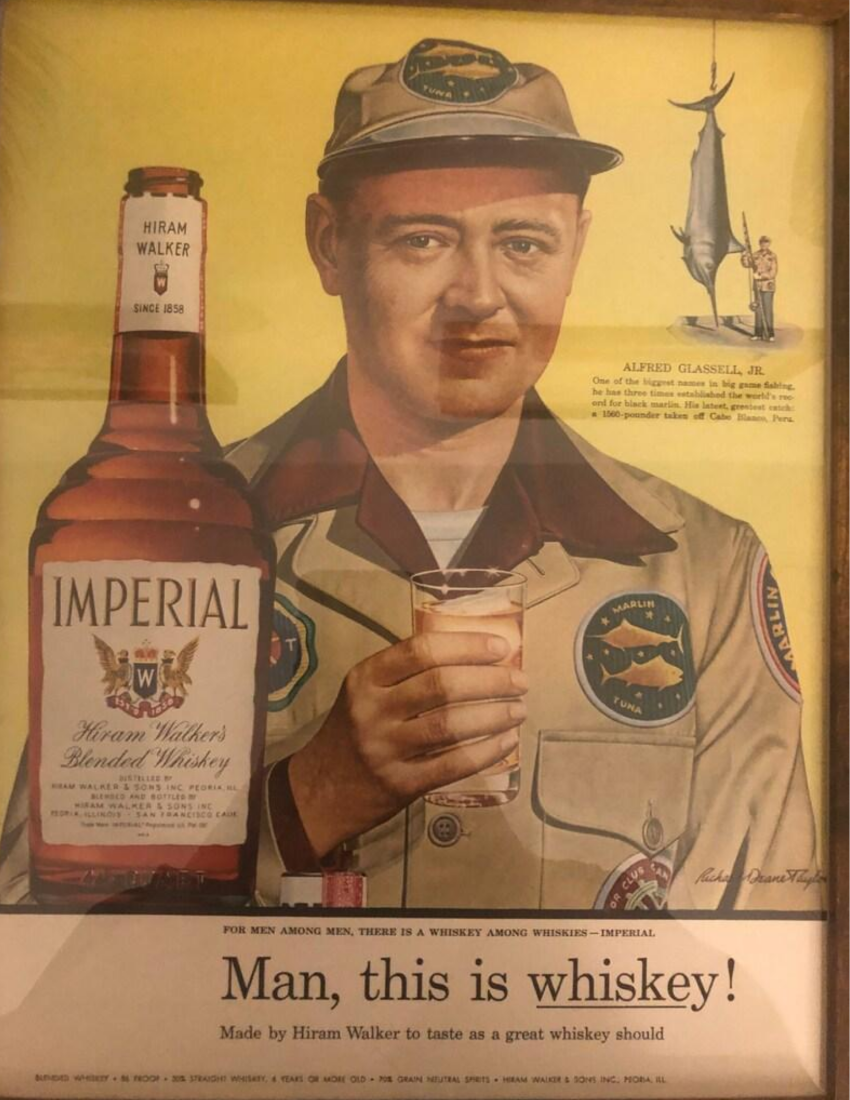 Imperial Whiskey Vintage Ad