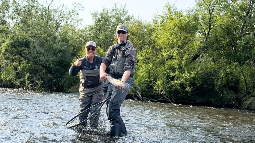 Little Ku River rainbow trout August