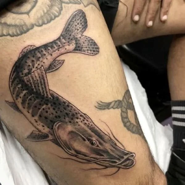 Bruno Lima Surubi Catfish Tattoo