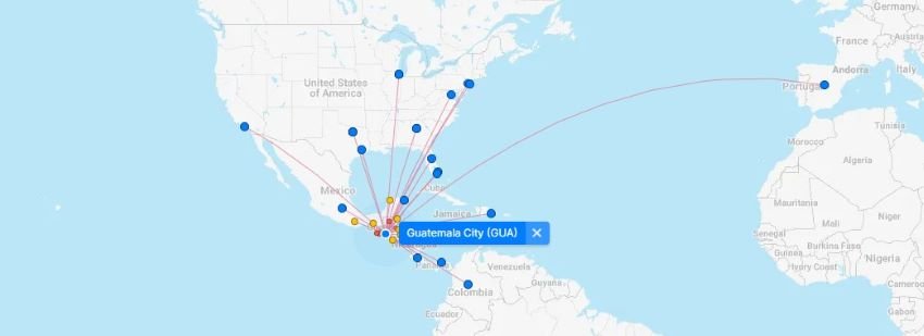 round trip flight to guatemala