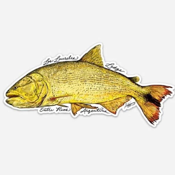 Andrew Lee Design Golden Dorado Decal Argentina