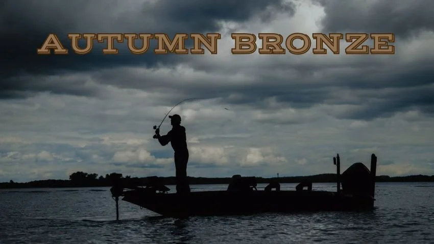 Fishing for smallmouth bass with a spinning rod St. Lawrence River