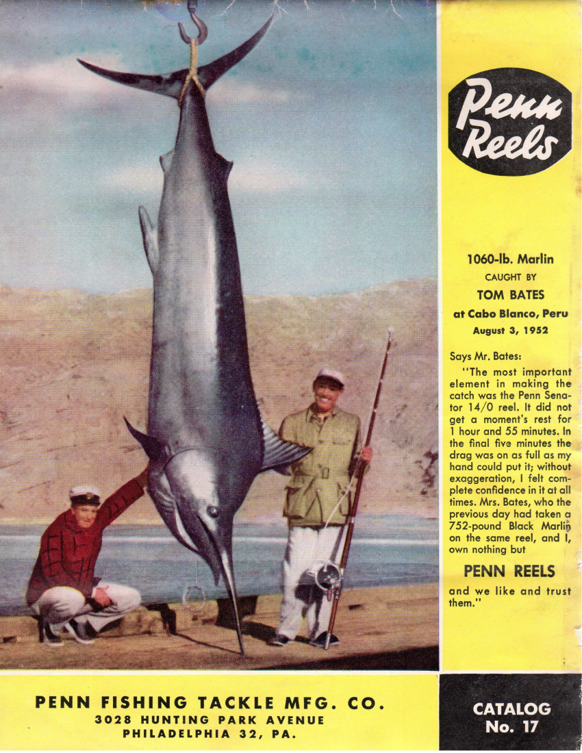Penn Reels magazine advertisement marlin 1952