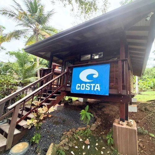Gift shop at Sport Fish Panama Island lodge sponsored by Costa Del Mar