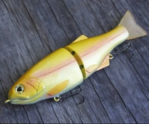 Lil Piggy Swimbaits Golden Trout glide bait