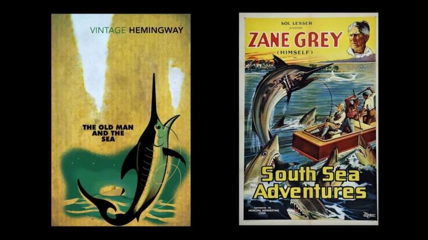 Marlin Book Covers Zane Grey Ernest Hemingway
