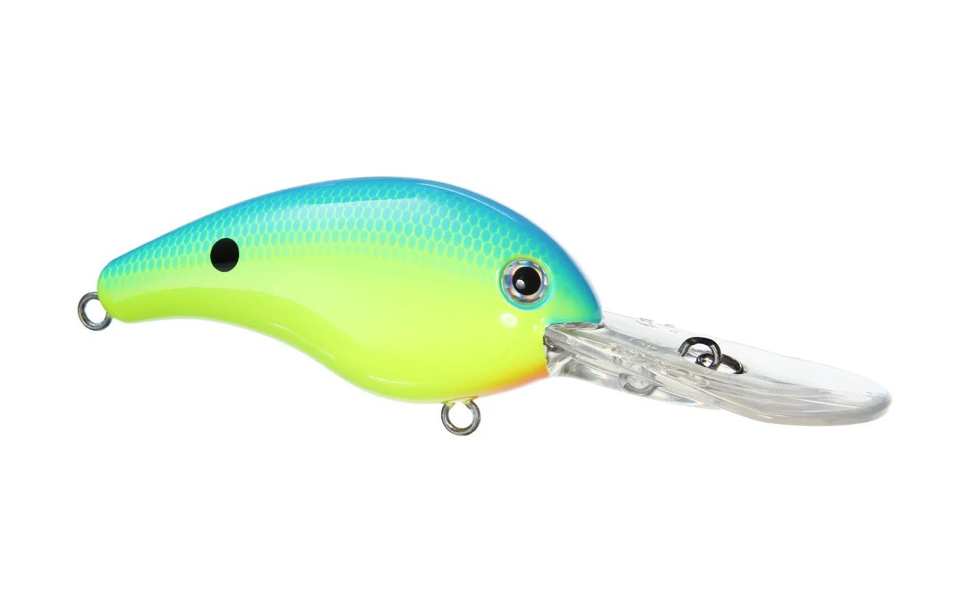 Powder blue chartreuse Strike King 10XD crankbait