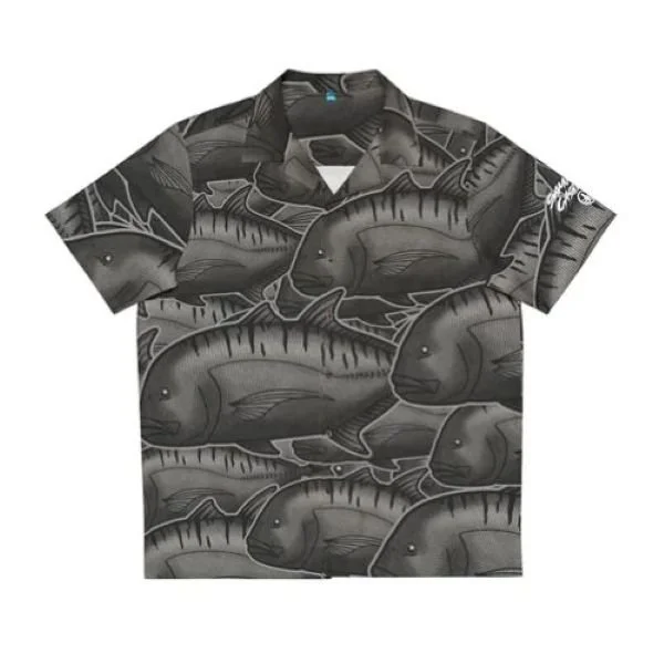 Samurai Caster Ulua Camo Button Down Shirt