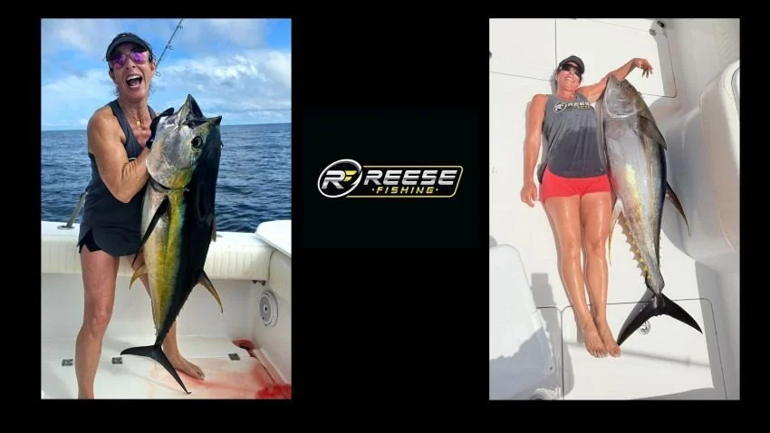 California's Kim Reese with Panama yellowfin tuna