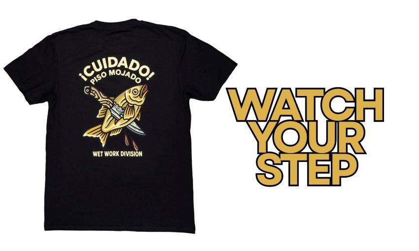 Cuidado Piso Mojado Fishing Shirt