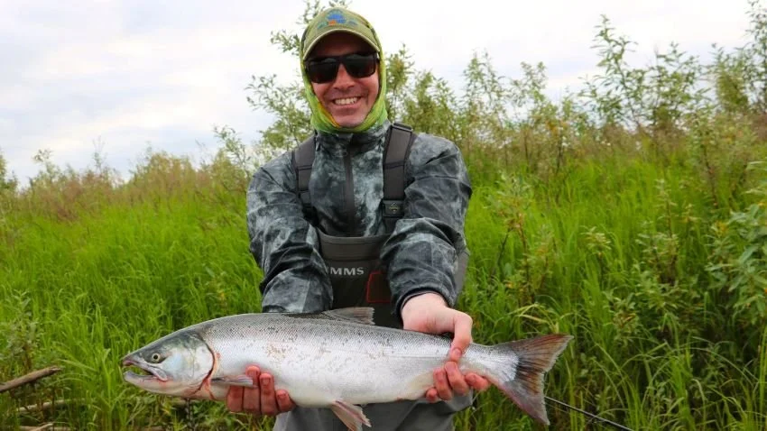 Naknek River salmon fishing