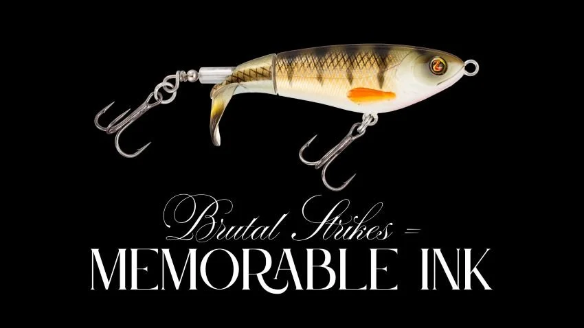 Perch River2Sea Whopper Plopper on Black Background