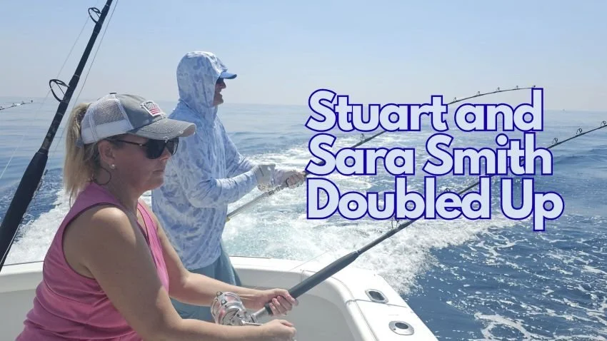 Couple doubled up on sailfish in Guatemala Pacific Ocean