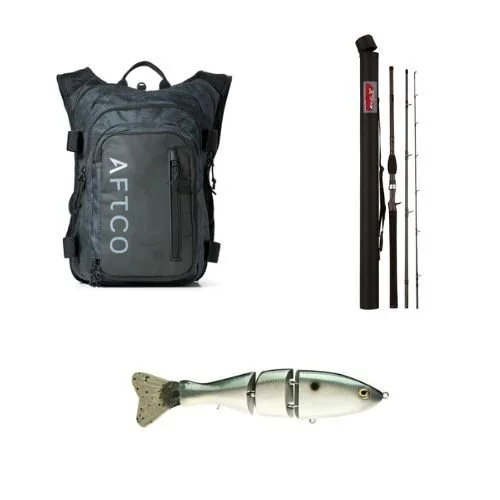 Best California backpack pond hopping swimbait gear