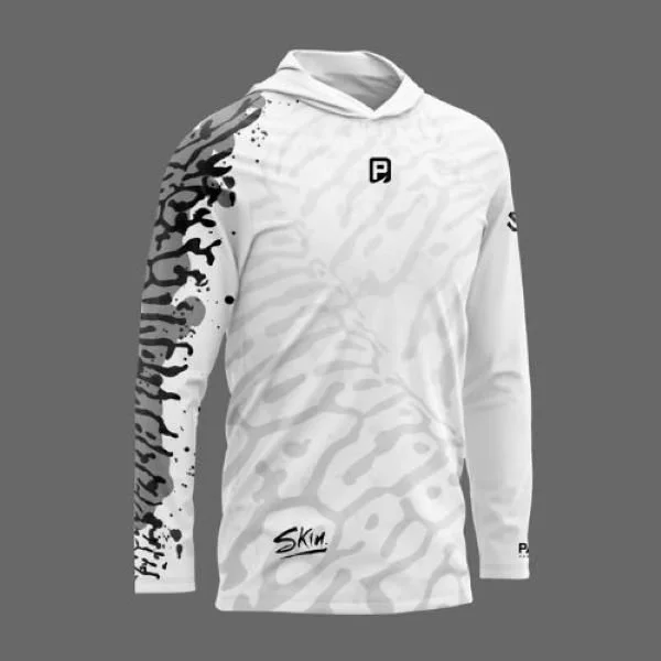 Hooded fishing shirt Surubim stripes sleeve