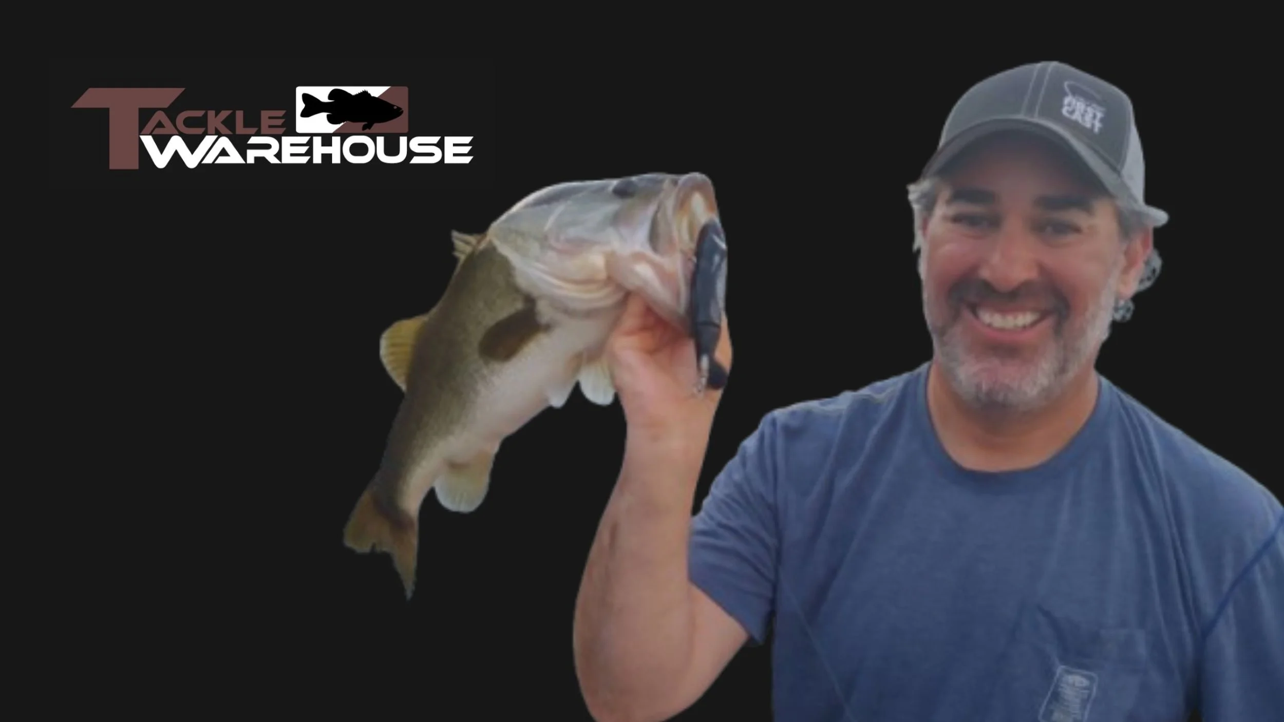 Pete Robbins with a 6 pound bass caught on loon-colored Whopper Plopper 130