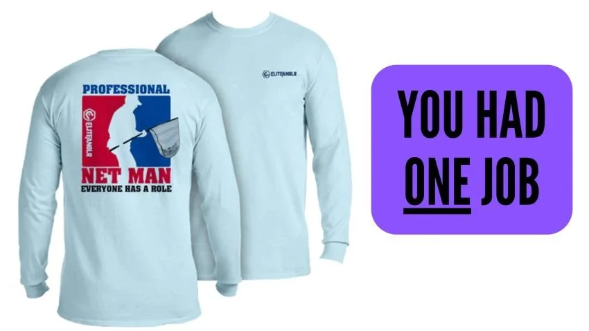 Professional Net Man shirt from The Bass Tank