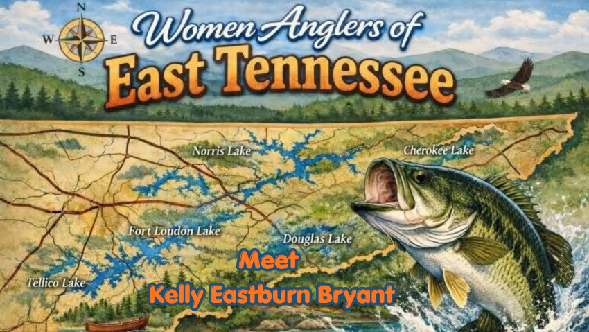 Kelly Eastburn Bryant fishing East Tennessee