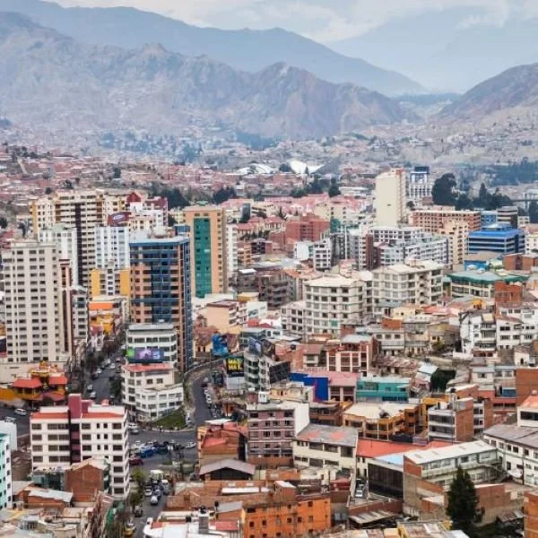 La Paz Bolivia City view Andes