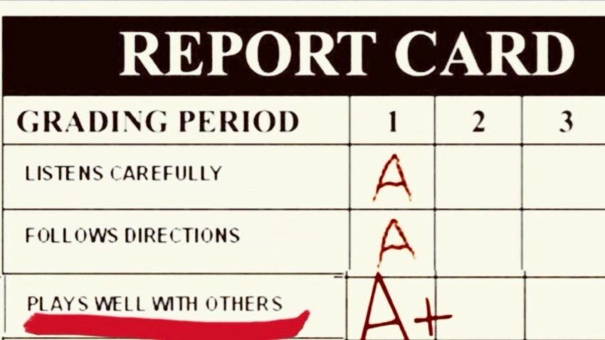 Report card plays well with others