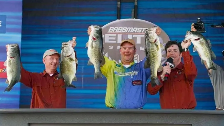 Steve Kennedy Winning Bassmaster Elite Series catch Clear Lake 2007