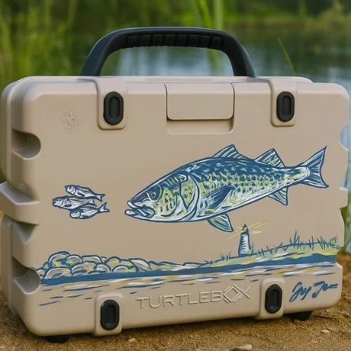 Jay Talbot custom painted Turtle Box