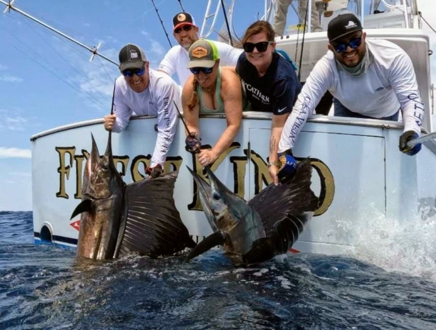 Two at a time sailfish in Guatemala