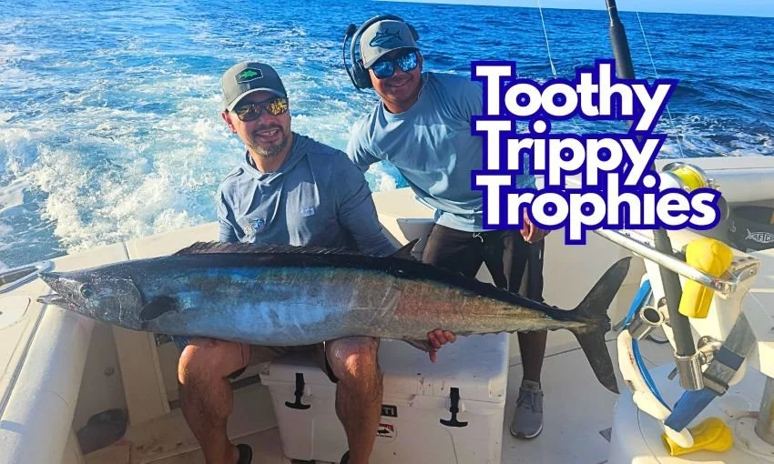 Mike Yee with trophy wahoo in Magdalena Bay Mexico