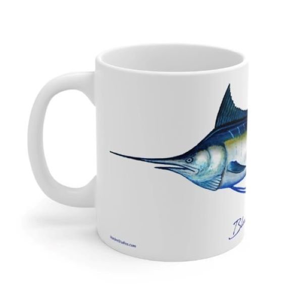 Harden Studios marlin drawing coffee mug