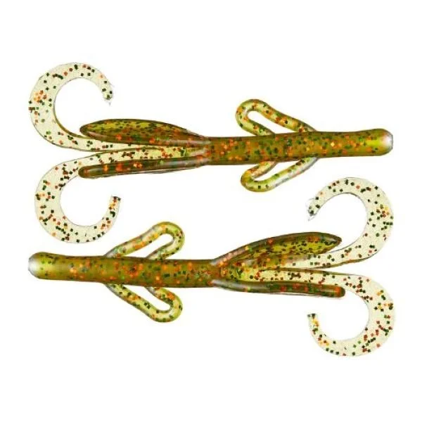 Zoom Baby Brush Hog Watermelon with green and orange flake