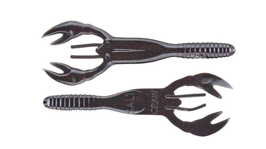 Yum Salt Craw Gene Larew Black Neon