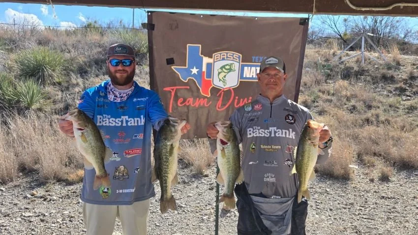 Texas BASS Nation Team Division tournament winners