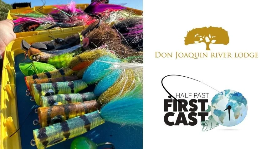 Selection of fly fishing poppers for Parana and Corrientes Rivers Argentina